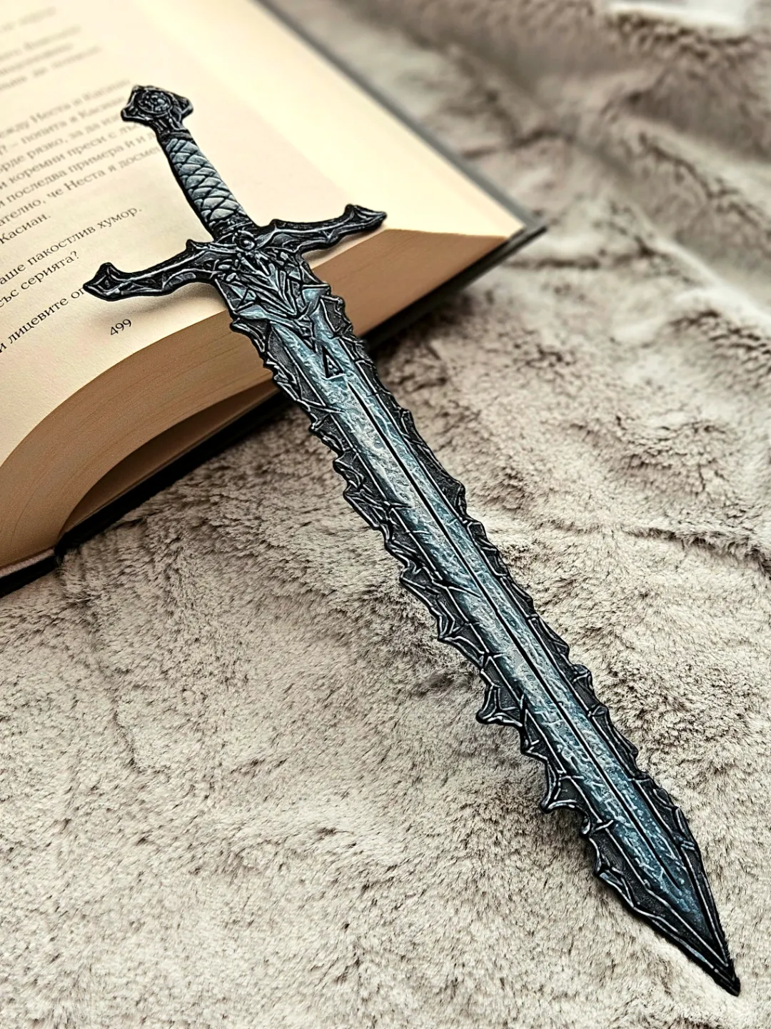 Pack of 3 | D&D Nightfang Sword Bookmark – Unique 3D Fantasy Bookmark | Durable, Long-Lasting Gift for Book Lovers & Dungeons and Dragons Fans