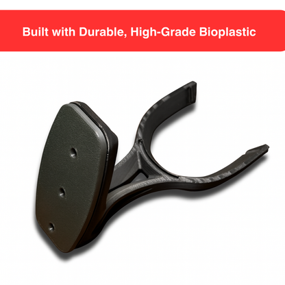 Guitar Wall Mount Holder | Durable Bioplastic Hanger for Acoustic & Electric Guitars | Easy Installation | Comes with Hidden Screws with Slide Lock System | (60mm Wide)