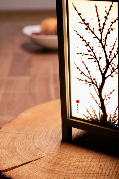 Sakura Glow Lamp – Japanese Cherry Blossom Table Light | Soft Warm LED | Zen Decor | Eco-Friendly Bioplastic Frame | Designed in Japan