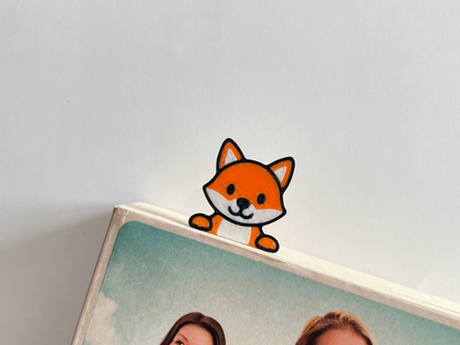 Pack of 6 Cute Animal Bookmarks | Koala, Panda, Fox, Dog, Hedgehog & Penguin