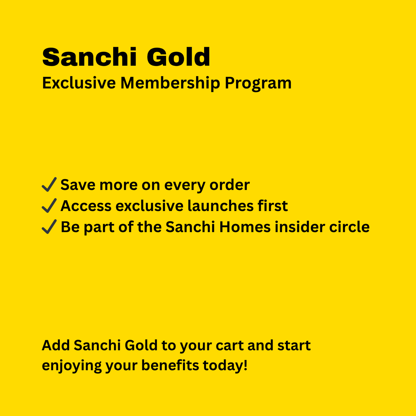 Sanchi Gold Annual Membership
